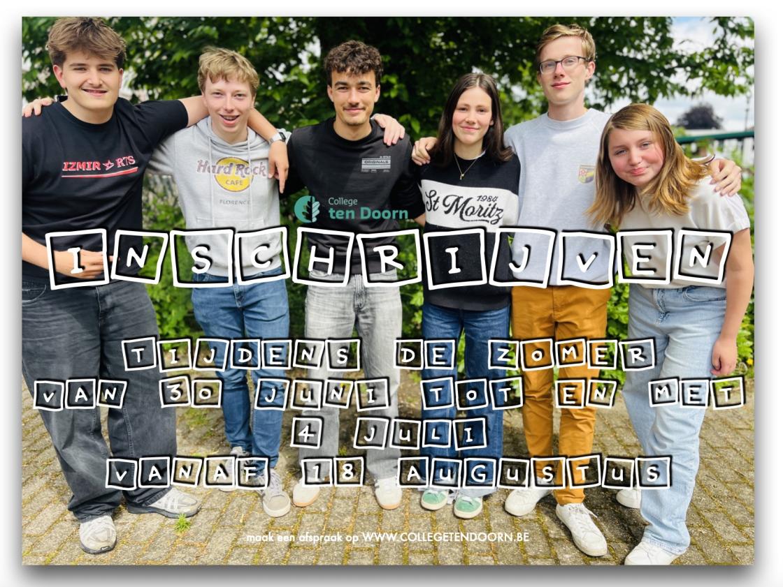 inschrijvingen zomer 2025